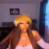Faux fur headbands 💋