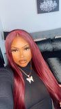 Transparent lace closure 24” 99j wig | Julia hair